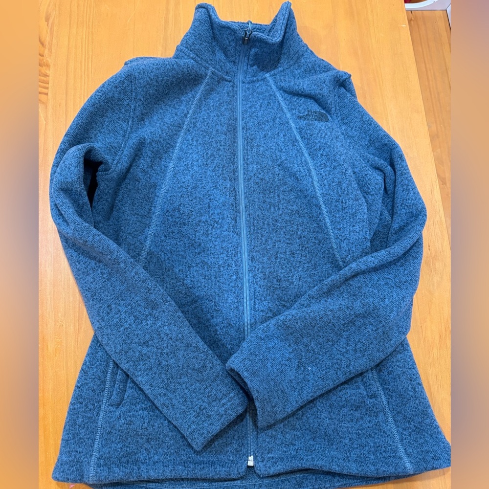 The North Face Women's Heathered Blue Ski Jacket